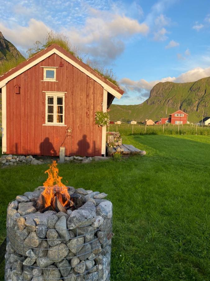 Unstad Cabin With Seaview Unnstad Exteriér fotografie