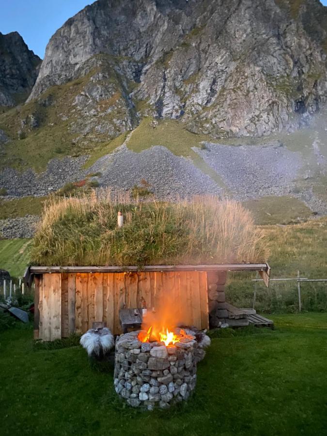 Unstad Cabin With Seaview Unnstad Exteriér fotografie