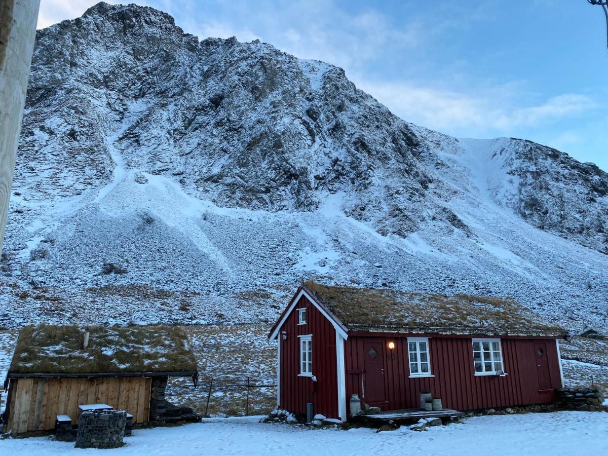 Unstad Cabin With Seaview Unnstad Exteriér fotografie