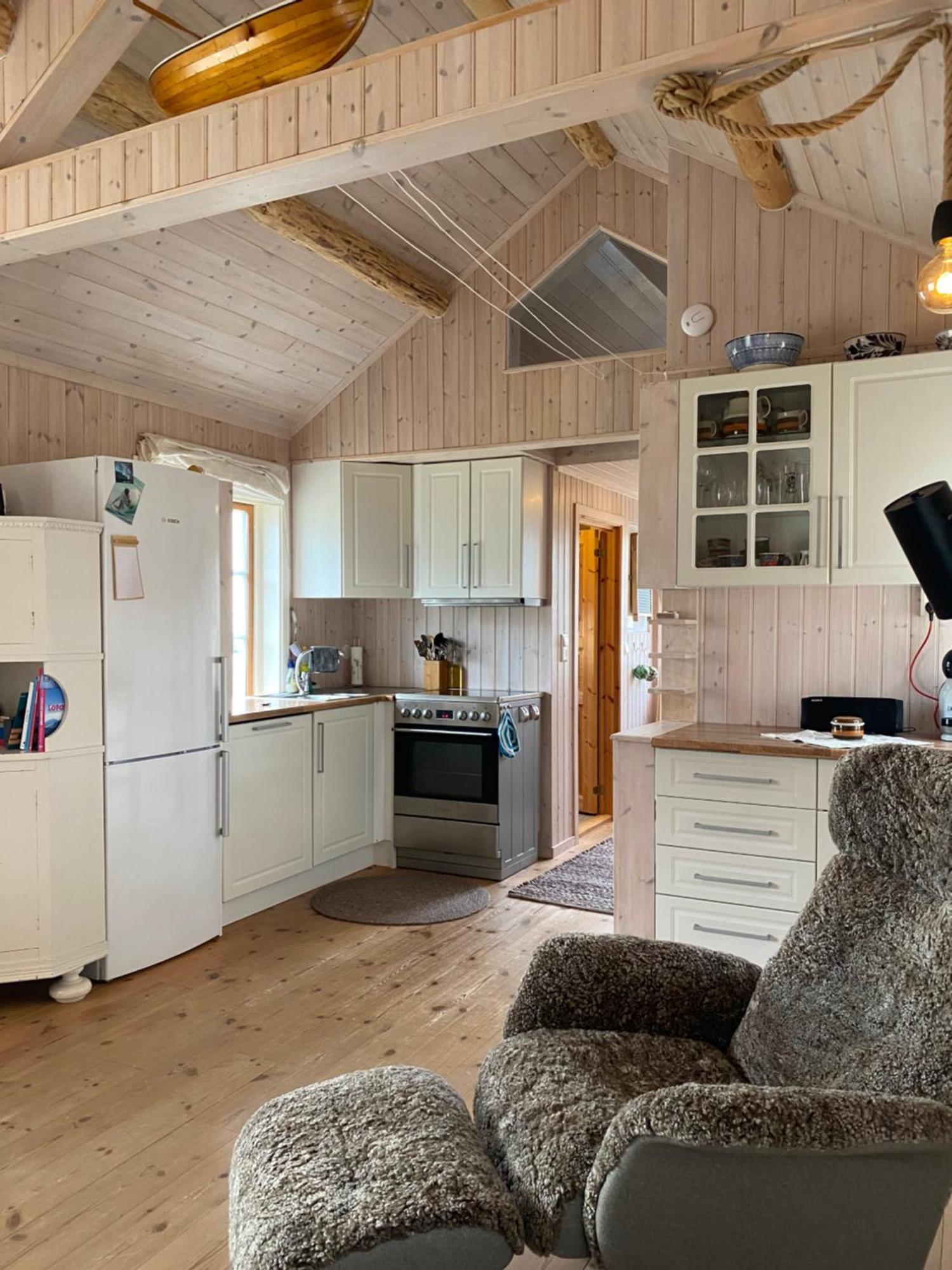 Unstad Cabin With Seaview Unnstad Exteriér fotografie