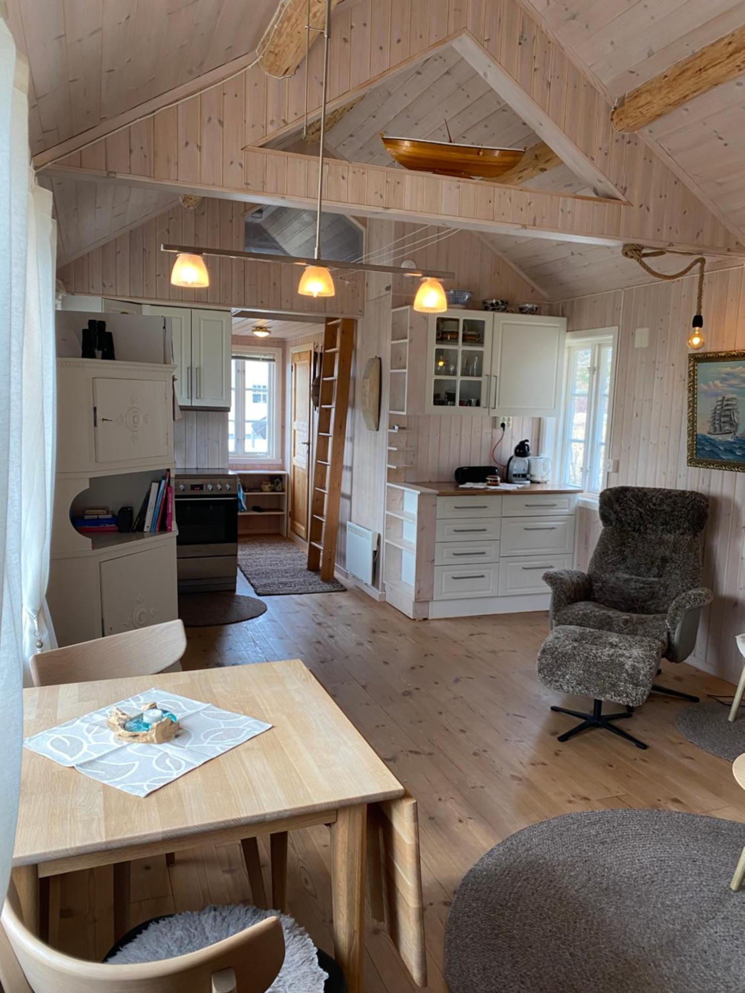 Unstad Cabin With Seaview Unnstad Exteriér fotografie
