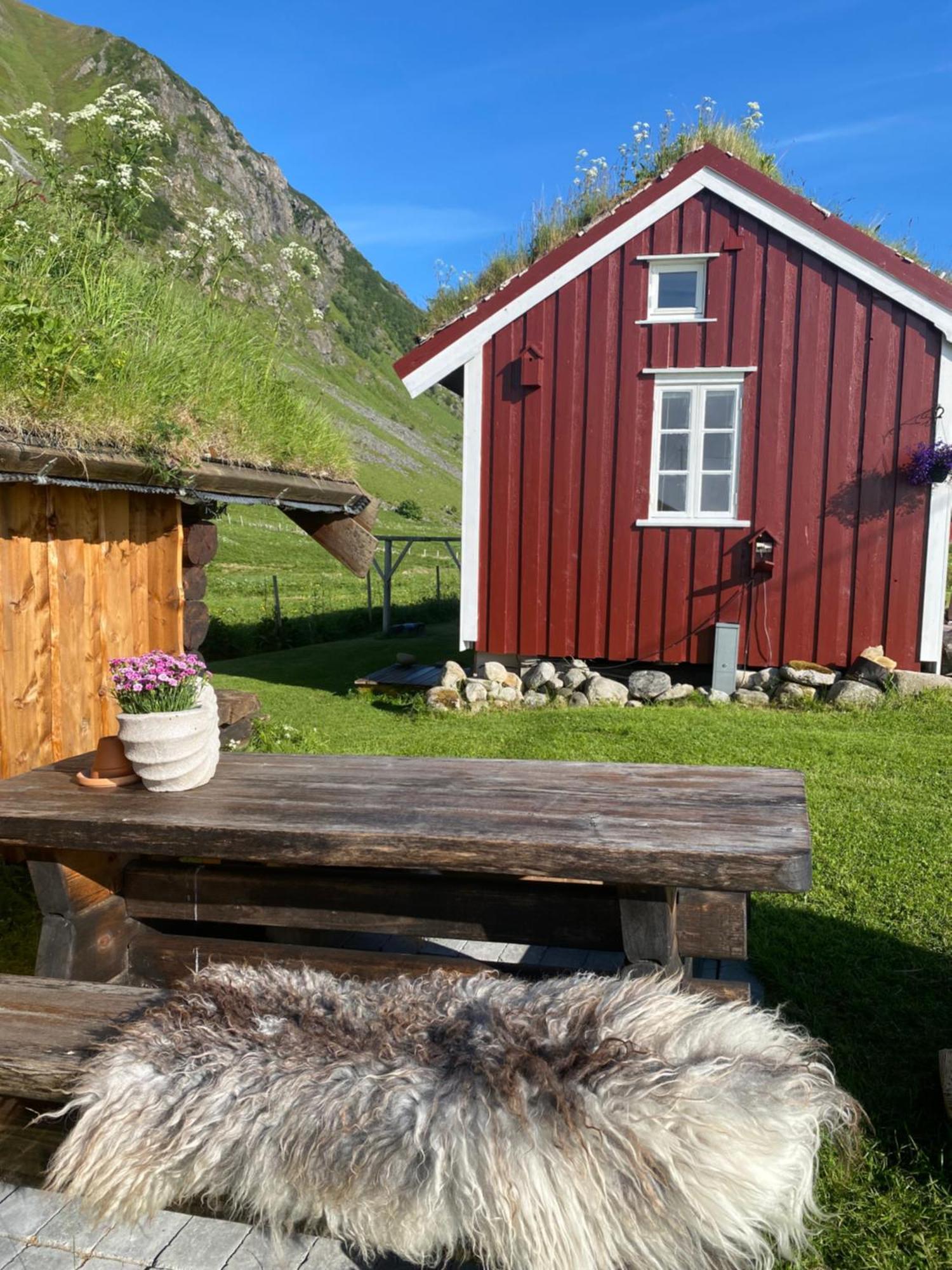 Unstad Cabin With Seaview Unnstad Exteriér fotografie