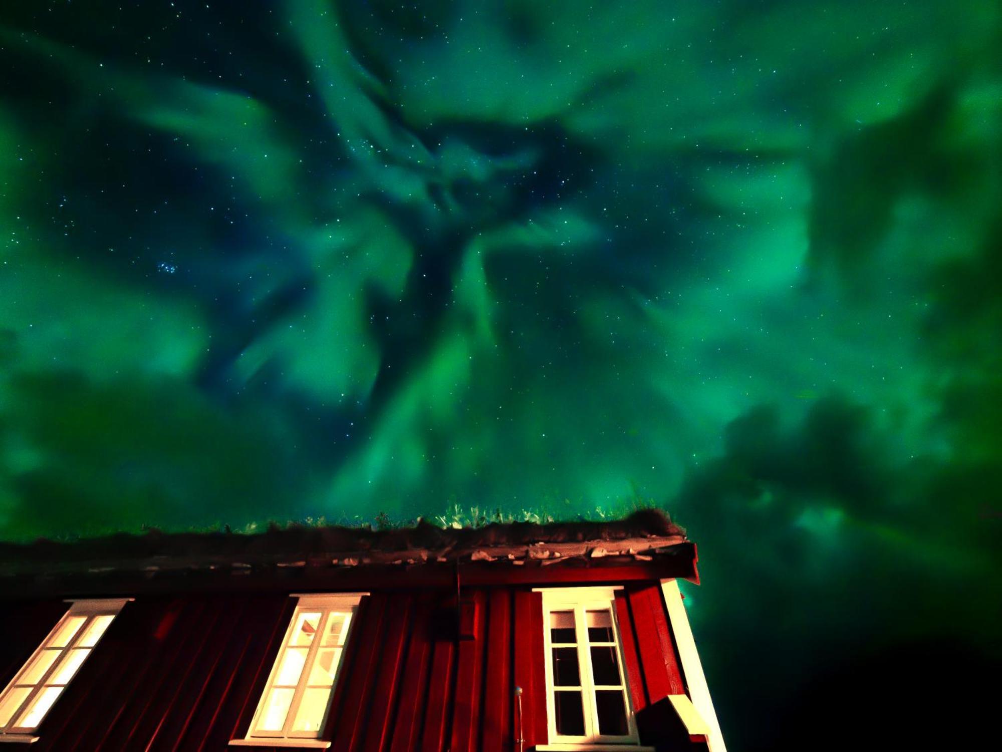 Unstad Cabin With Seaview Unnstad Exteriér fotografie